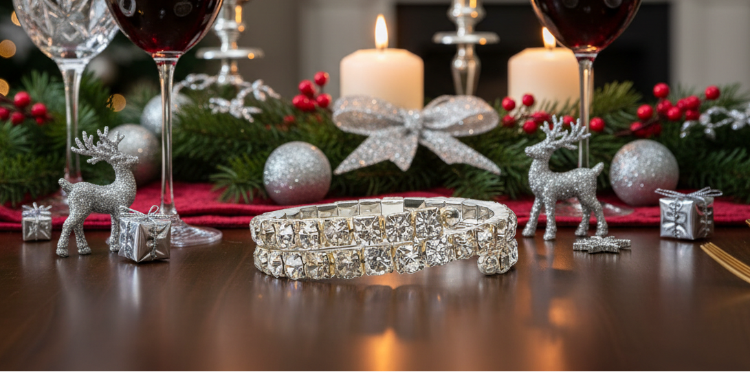 Beautiful Rhinestone Covered Bracelet