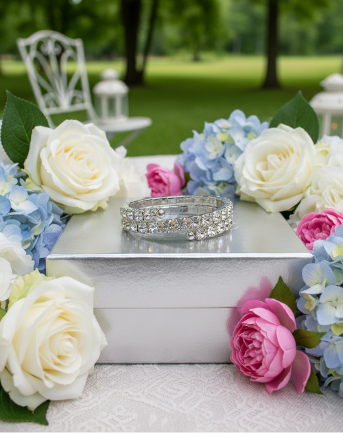Beautiful Rhinestone Covered Bracelet