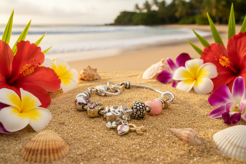 Lovely "Pink Ribbon and Hope" Bracelet