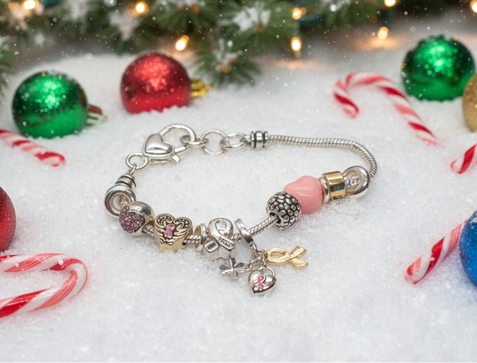 Lovely "Pink Ribbon and Hope" Bracelet