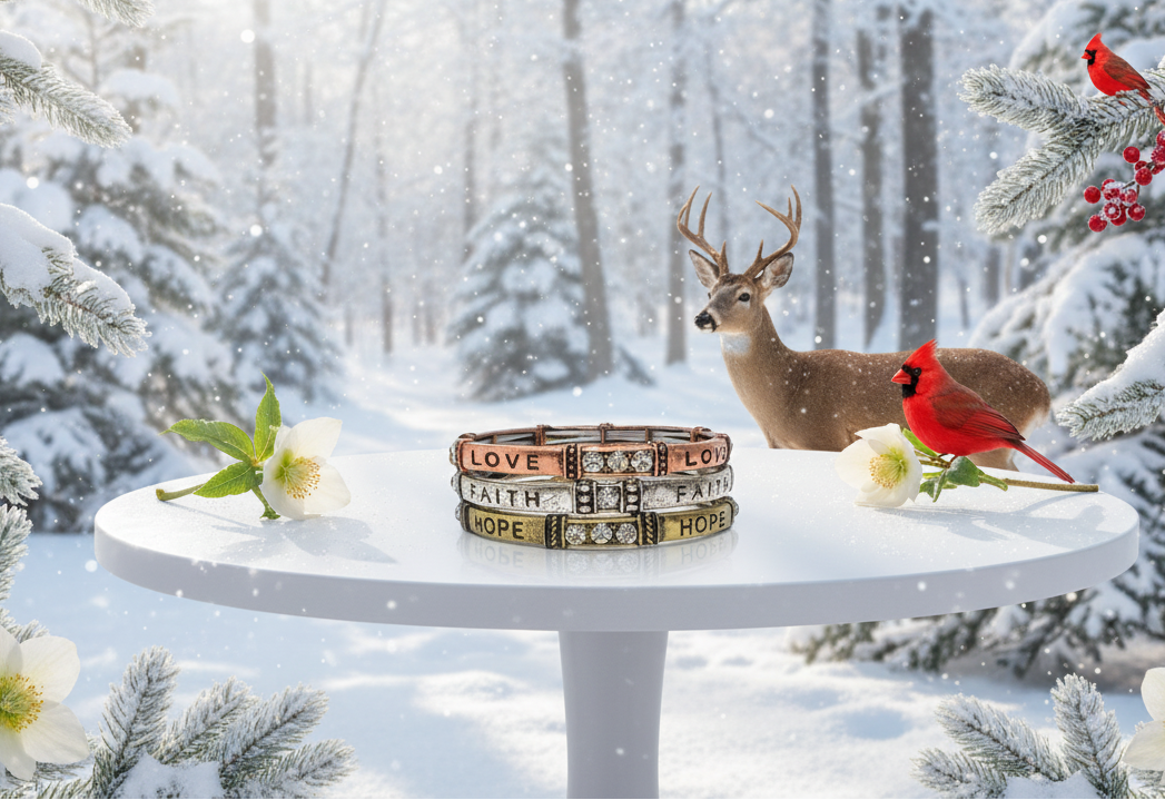 Precious Love Hope and Faith Bracelet