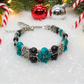 Gorgeous Black and Turquoise Bracelet
