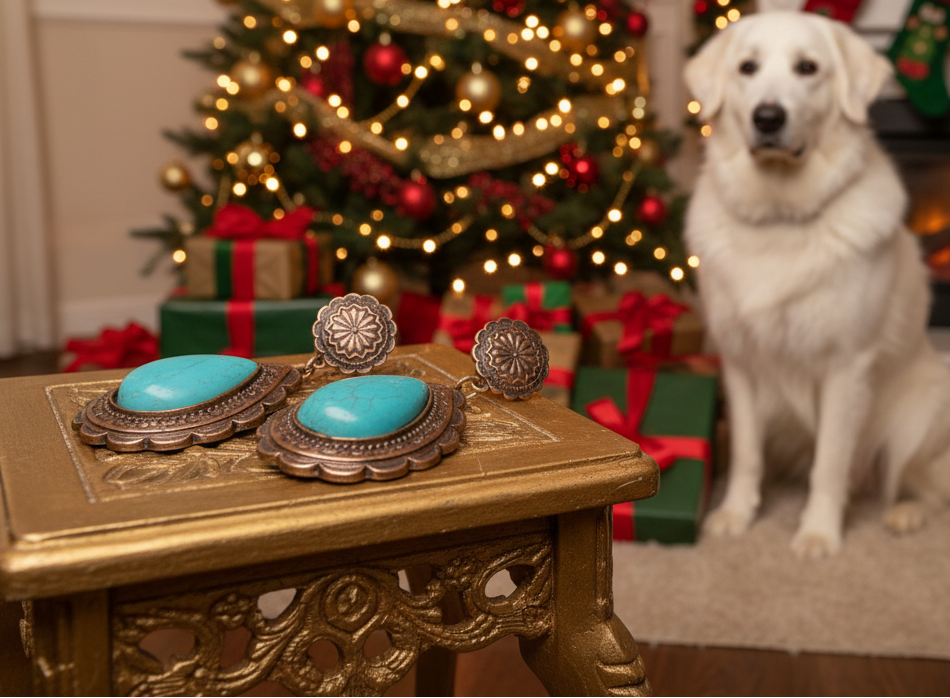 Lovely Copper Tone Teardrop Earrings