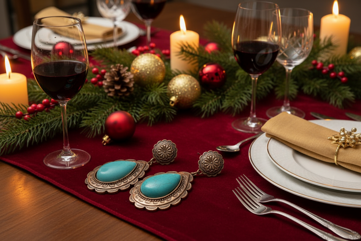 Lovely Copper Tone Teardrop Earrings