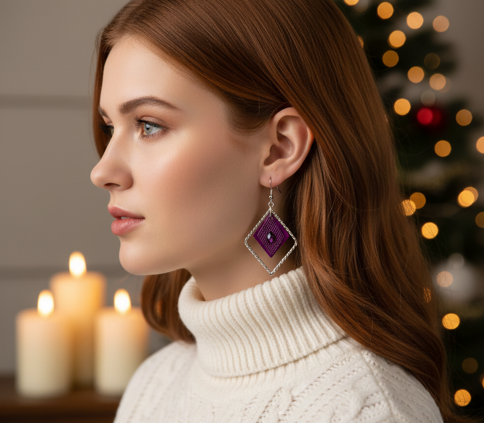 Charming Triangle Earrings