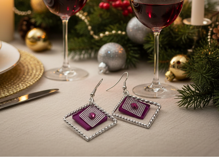 Charming Triangle Earrings