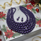 Gorgeous Purple Multi-Strand Necklace Set