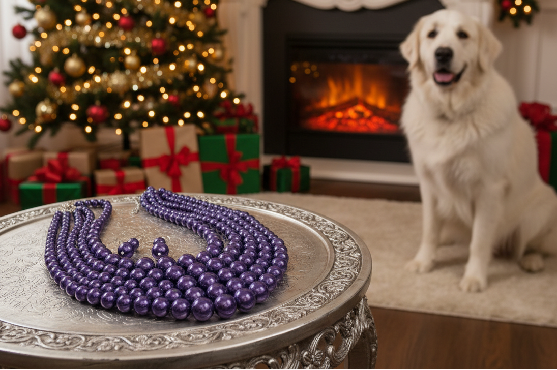 Gorgeous Purple Multi-Strand Necklace Set