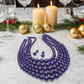 Gorgeous Purple Multi-Strand Necklace Set