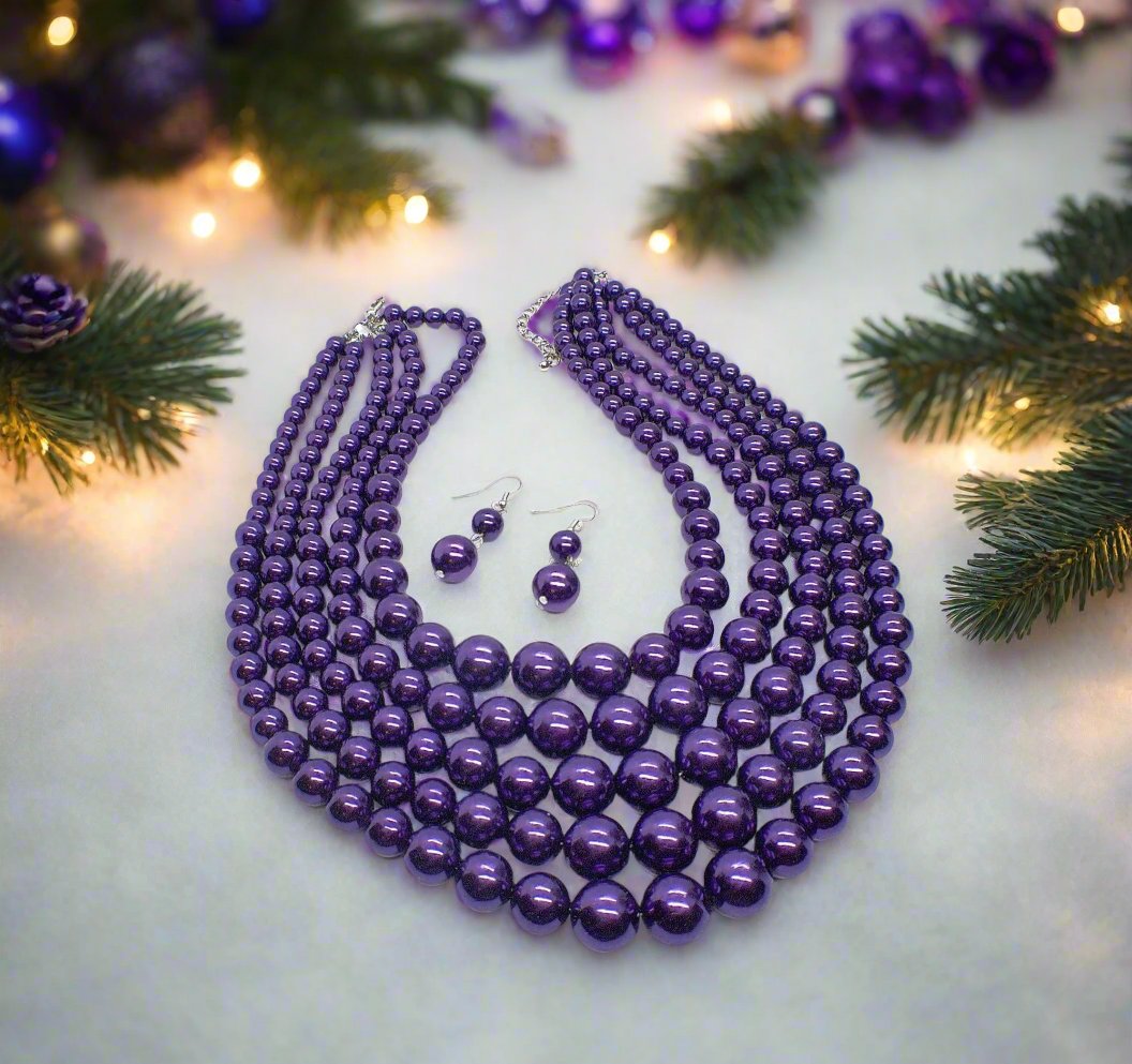 https://www.artistryjewelry.net/products/gorgeous-purple-multi-strand-necklace-set