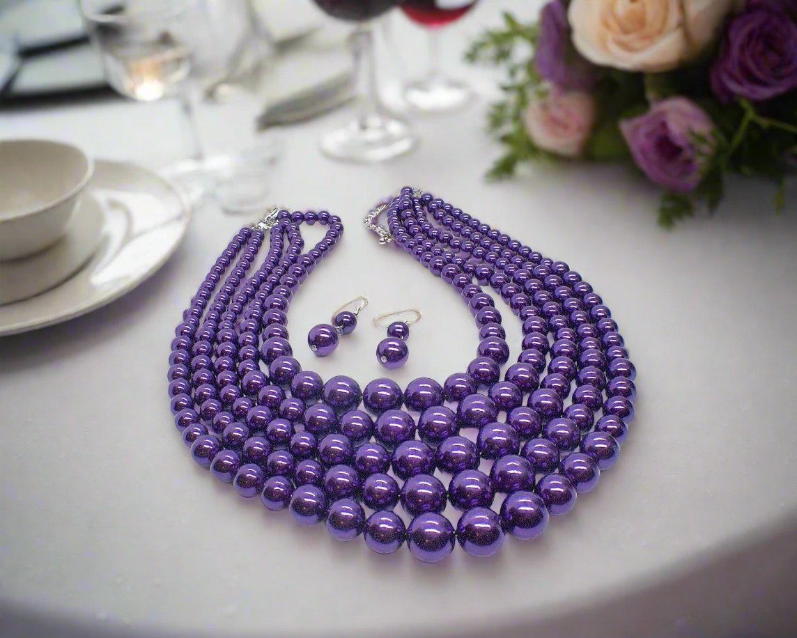 https://www.artistryjewelry.net/products/gorgeous-purple-multi-strand-necklace-set