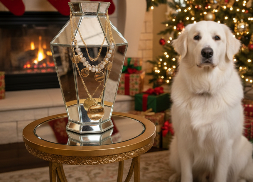 Lovely Beige Multi-Strand Necklace
