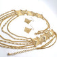 Golden Treasure Necklace Set