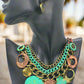 https://www.artistryjewelry.net/products/green-patina-dangle-necklace-set