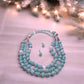 Gorgeous Turquoise and Silver Necklace Set