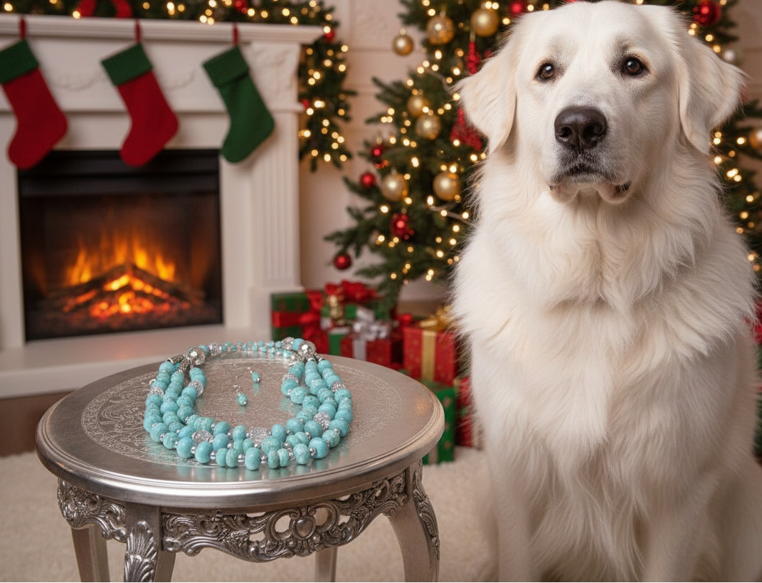 Gorgeous Turquoise and Silver Necklace Set