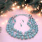 Gorgeous Turquoise and Silver Necklace Set
