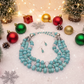 Gorgeous Turquoise and Silver Necklace Set