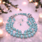 Gorgeous Turquoise and Silver Necklace Set