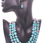 Gorgeous Turquoise and Silver Necklace Set