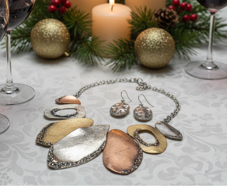 Fabulous Mixed Metals Necklace Set
