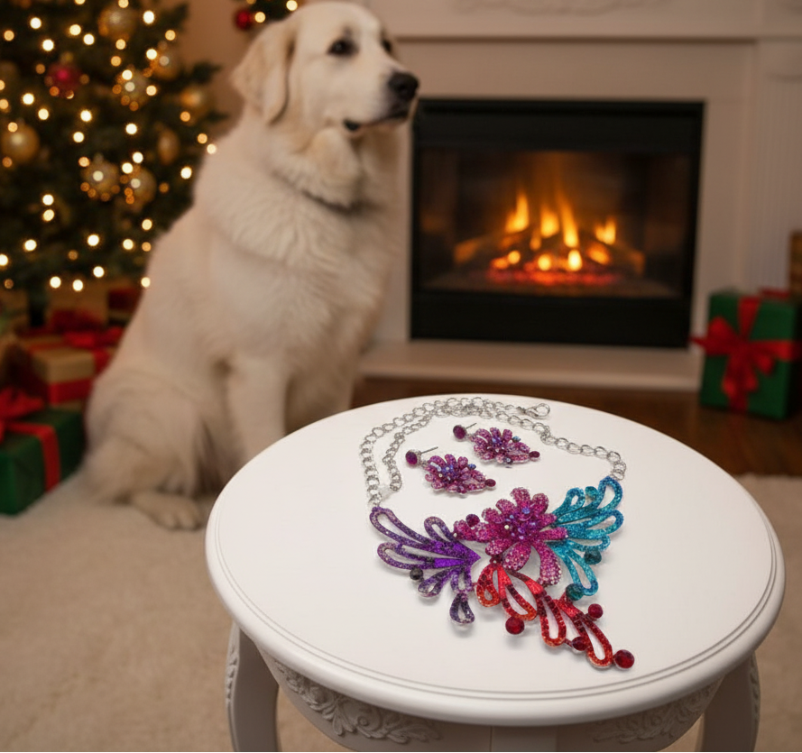 Glamour and Glitz Necklace Set