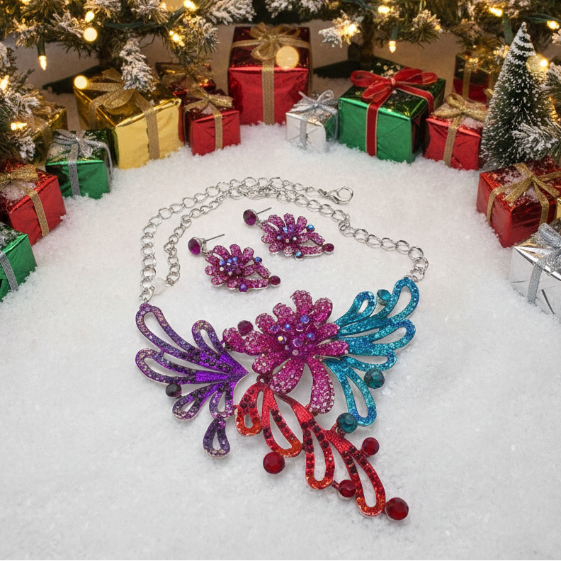Glamour and Glitz Necklace Set