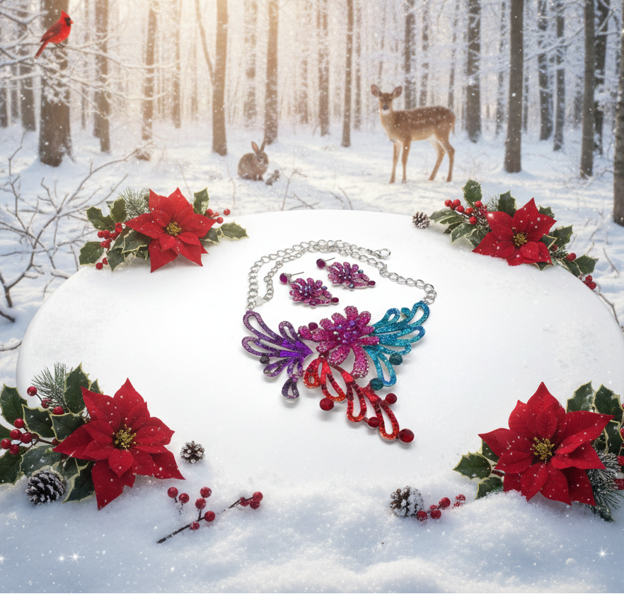 Glamour and Glitz Necklace Set