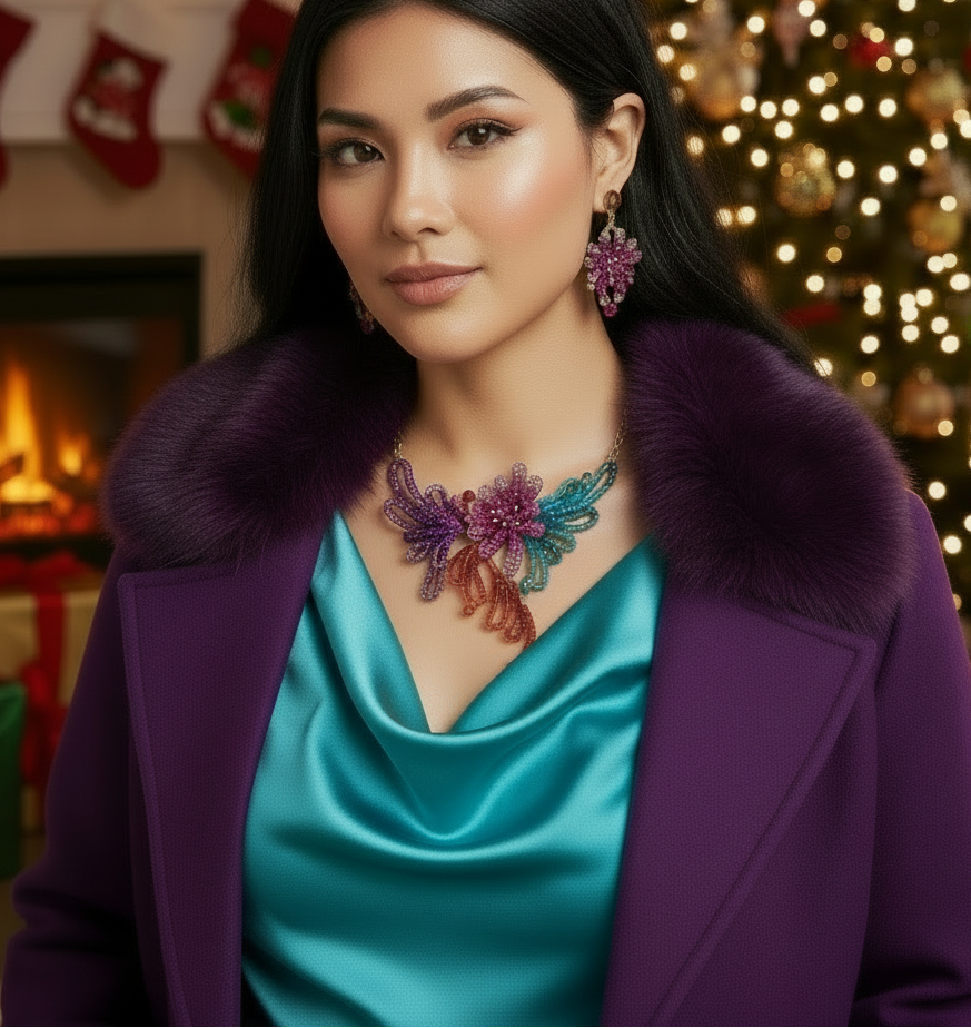 Glamour and Glitz Necklace Set