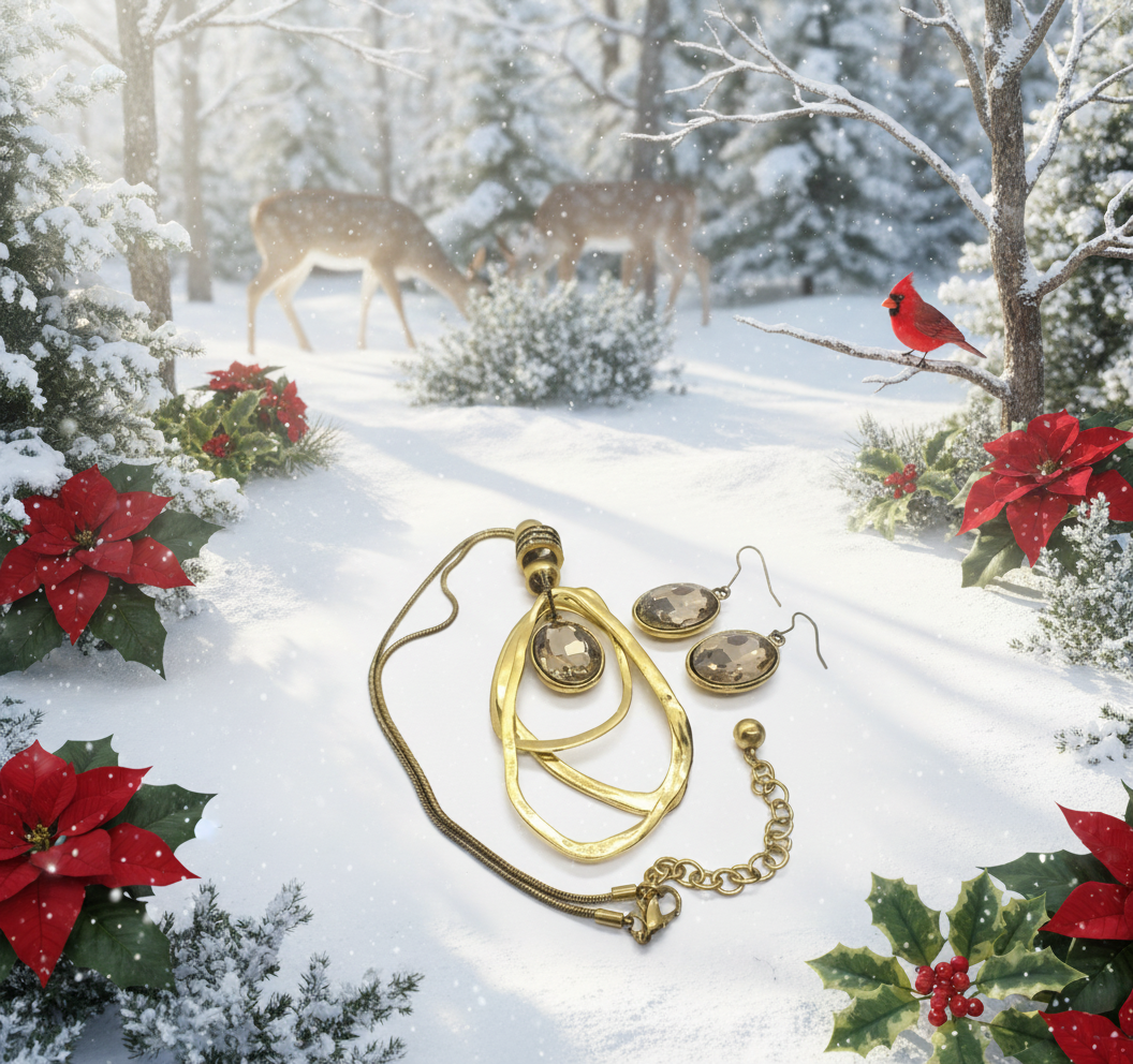 Rings of Beauty Necklace Set