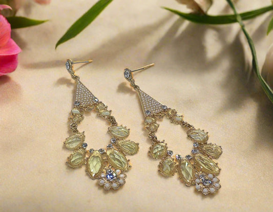 Beautiful Rose Gold Chandelier Earring
