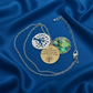 Lovely Triple Circle Abalone Necklace