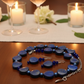 Stunning Lapis Lazuli and Crystals, Dark Blue, Silver, Semi-precious, Beaded Necklace Set handcrafted by Artistry Jewelry