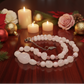 Stunning Rose Pink Quartz and Crystals, Semi-precious Beaded Necklace handcrafted by Artistry Jewelry