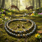 Gorgeous Gold & Black Hematite Two-Strand Beaded Necklace Set handcrafted by Artistry Jewelry