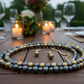 Gorgeous Gold & Black Hematite Two-Strand Beaded Necklace Set handcrafted by Artistry Jewelry
