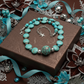 Lovely Crazy Lace Agate & Magnesite, Turquoise, Brown, Semi-precious, Beaded Necklace handcrafted by Artistry Jewelry
