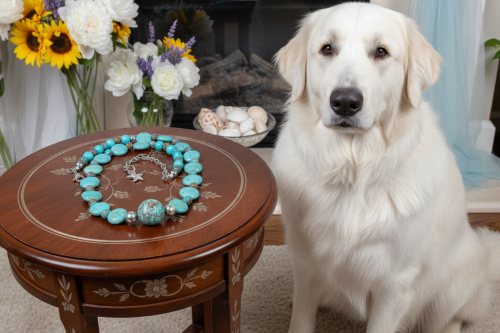 Lovely Crazy Lace Agate & Magnesite, Turquoise, Brown, Semi-precious, Beaded Necklace handcrafted by Artistry Jewelry
