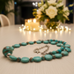 Lovely Crazy Lace Agate & Magnesite, Turquoise, Brown, Semi-precious, Beaded Necklace handcrafted by Artistry Jewelry