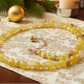 Gorgeous Yellow Fire Agates and Crystals Beaded Semi-precious Necklace handcrafted by Artistry Jewelry