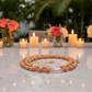 Fabulous Peach Desert Sun and Gold Hematite, One-of-a-Kind Beaded Necklace handcrafted by Artistry Jewelry