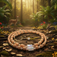 Fabulous Peach Desert Sun and Gold Hematite, One-of-a-Kind Beaded Necklace handcrafted by Artistry Jewelry