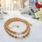 Fabulous Peach Desert Sun and Gold Hematite, One-of-a-Kind Beaded Necklace handcrafted by Artistry Jewelry