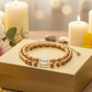 Fabulous Peach Desert Sun and Gold Hematite, One-of-a-Kind Beaded Necklace handcrafted by Artistry Jewelry