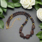 Brilliant Brecca Jasper, Red Tiger Eye, Hematite Beaded Necklace - handcrafted by Artistry Jewelry