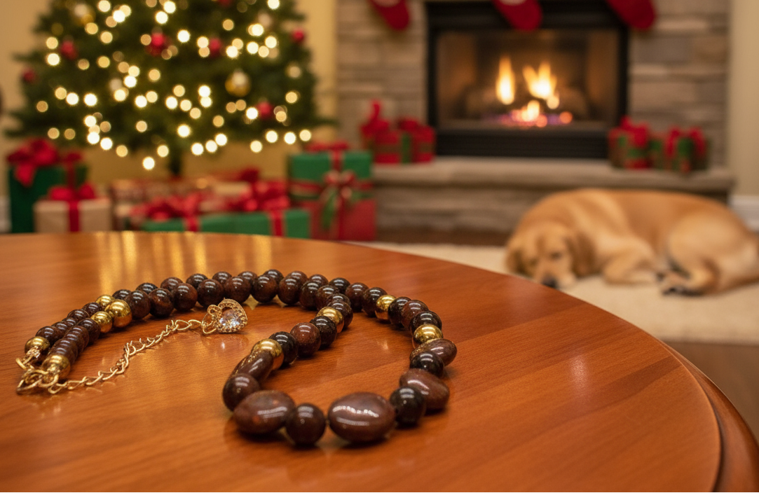 Brilliant Brecca Jasper, Red Tiger Eye, Hematite Beaded Necklace - handcrafted by Artistry Jewelry