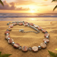 Gorgeous Red Mala, Labrador, & Druk Beaded Necklace - handcrafted by Artistry Jewelry