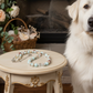 Brilliant Sky Blue Jasper, Crystals, and Onyx Beaded Necklace-handcrafted by Artistry Jewelry