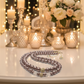 Stunning Crystal, Pearl, and Druk Two-Strand Beaded Necklace