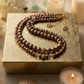 Stunning Crystal, Pearl, and Druk Two-Strand Beaded Necklace